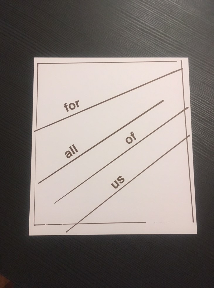 for all of us score front